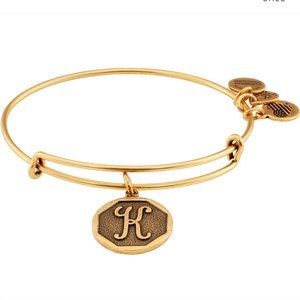Alex and Ani "K" initial charm bracalet